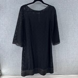 Laundry by Sheli Segal Women's sz 8 Lace Knit Dress with slip wedding guest